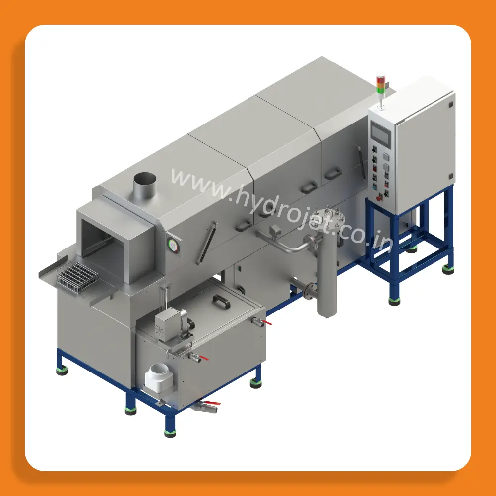 Conveyorized Type Parts Cleaning & Degreasing Machine